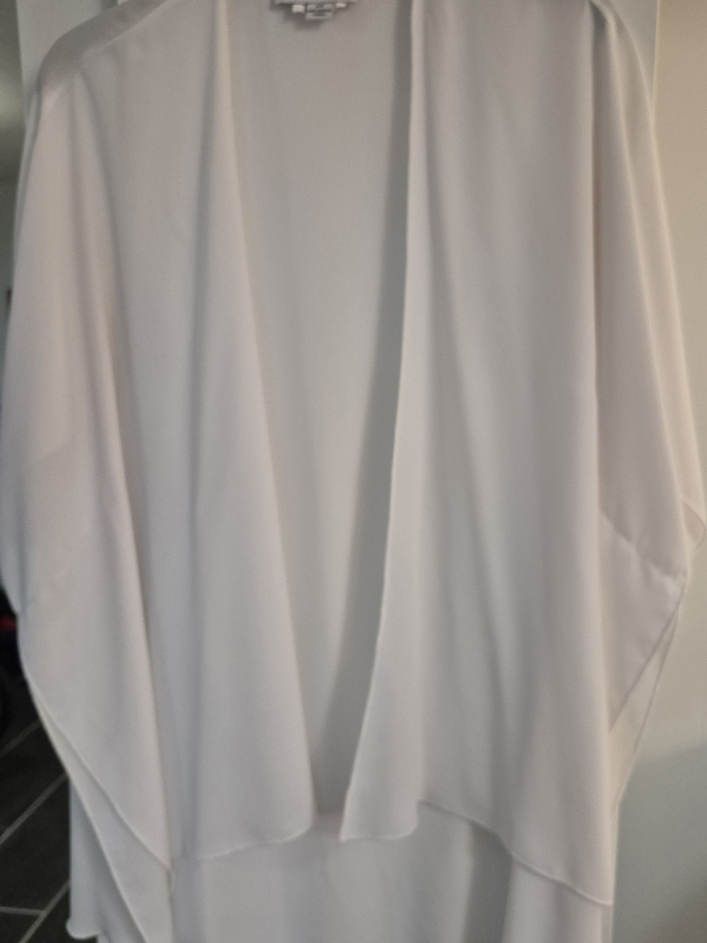 Joseph Ribkoff Blush Open-Front Draped Tunic